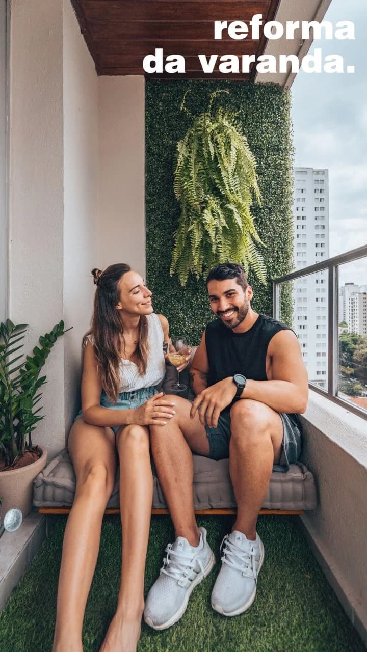 O dia em que reformei a minha varanda