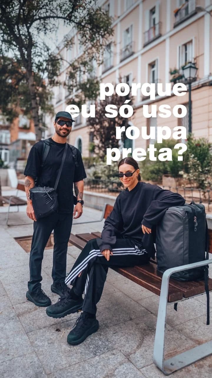 Porque eu só uso roupa preta?