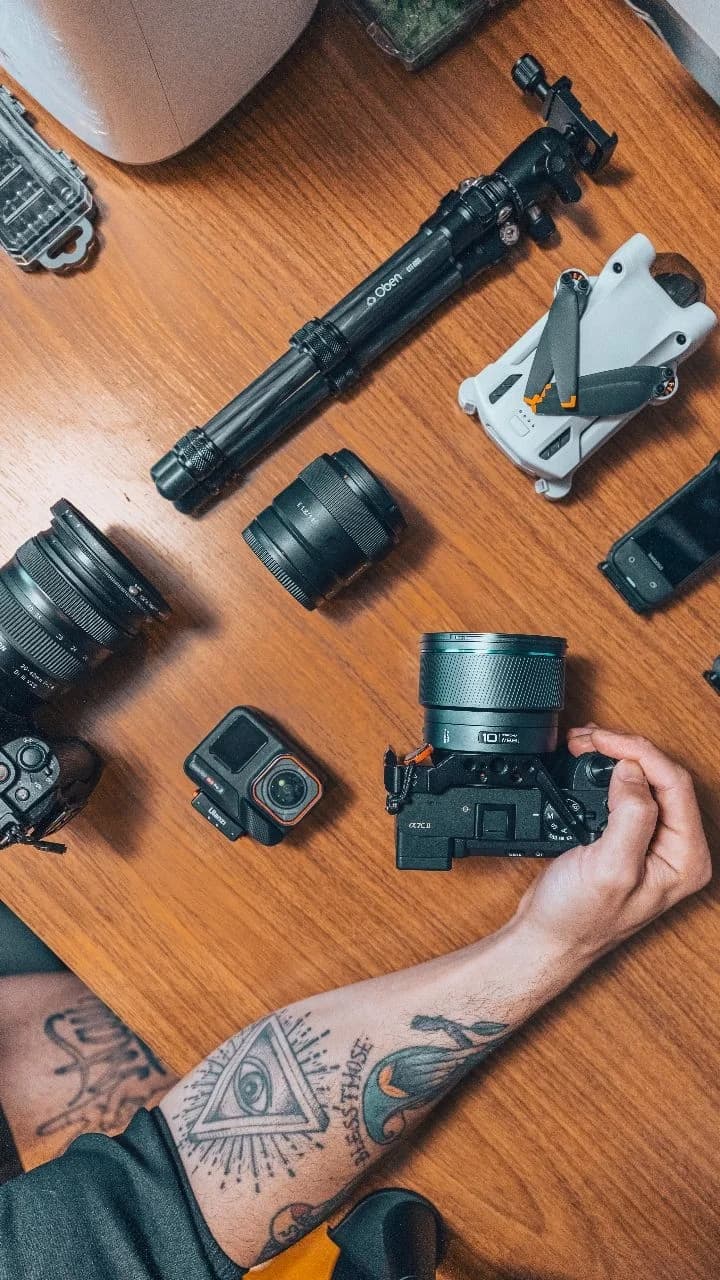 Equipamentos que usamos em RB na Suíça