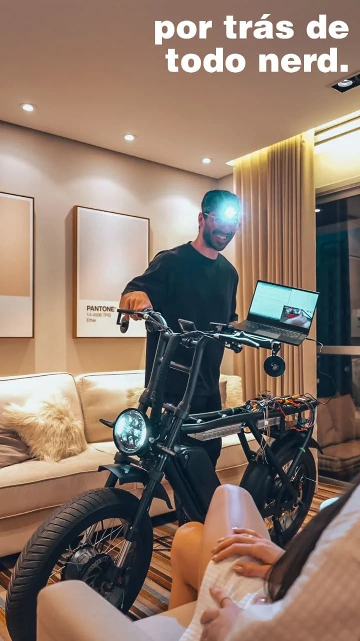 Bicicleta elétrica e controle FOC