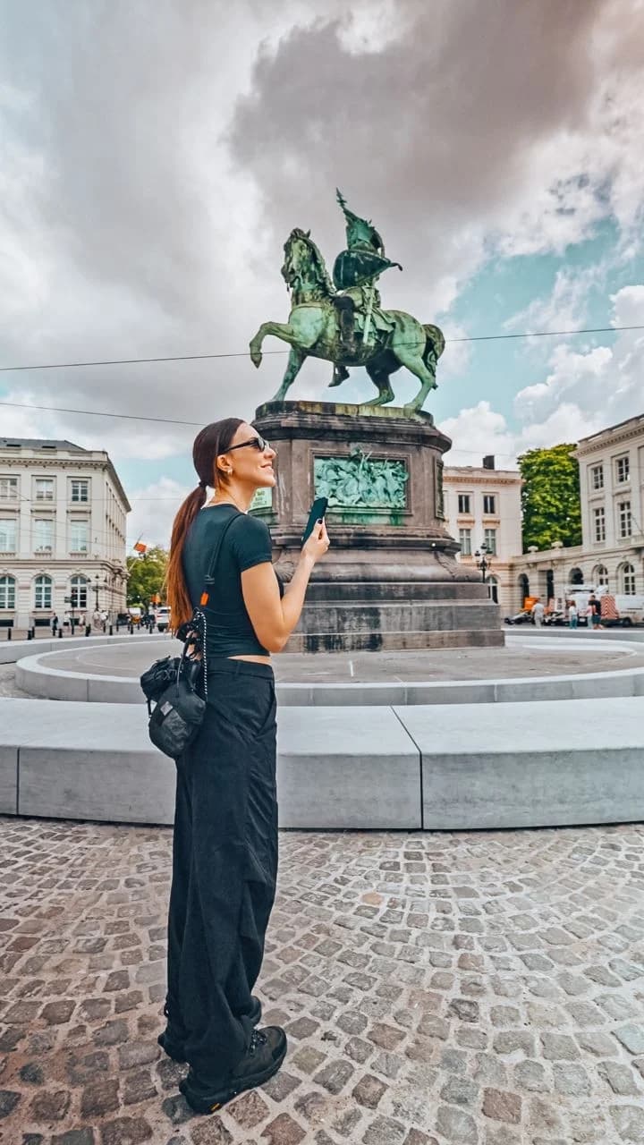 Bruxelas de bike e comida boa