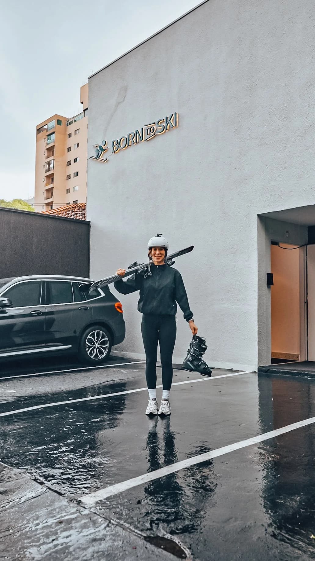 Esquiando em São Paulo