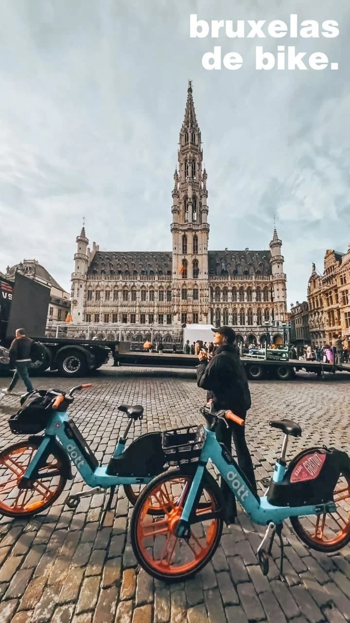 1 dia em Bruxelas de bike