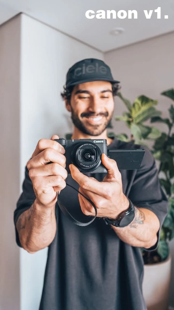 Nova câmera para vlog