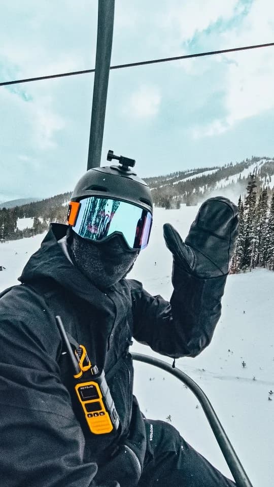 Um dia esquiando em Winter Park