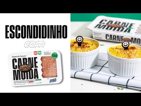 ESCONDIDINHO DO FUTURO | RECEITA COM CARNE MOÍDA DO FUTURO E MANDIOQUINHA